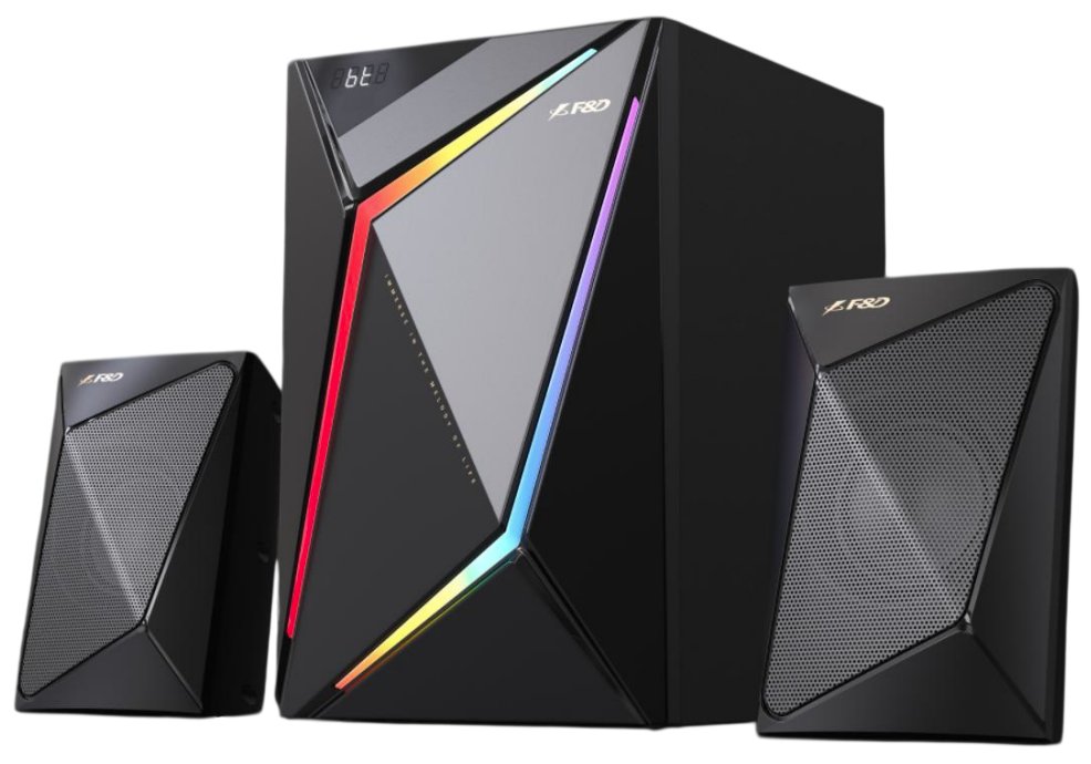 FENDA F&D repro F690X/ 2.1/ 70W/ černé/ BT5.4/ USB/optický/FM/USB-C/ RGB/ dálkové ovládání