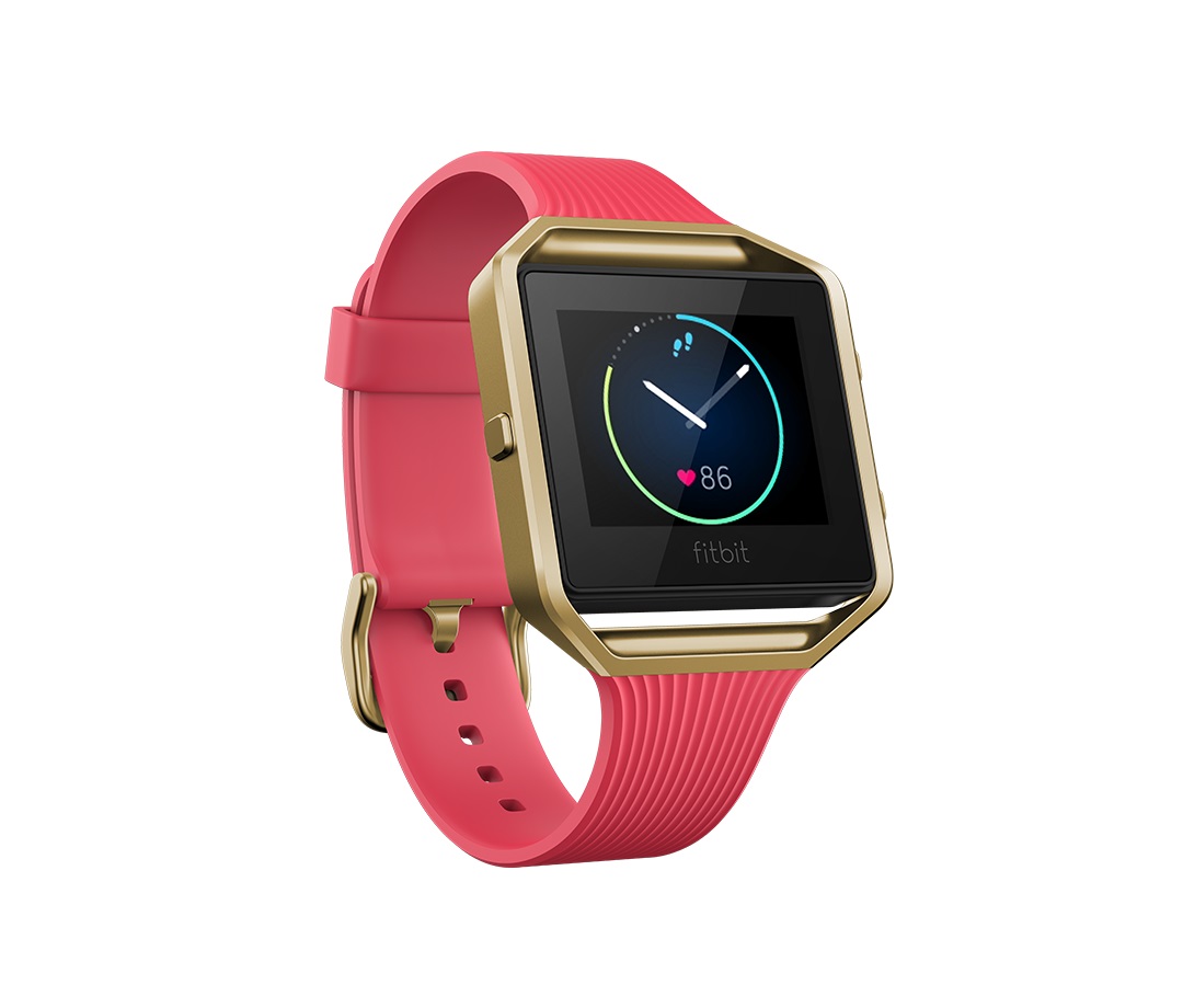 Fitbit Blaze,Tapered Pink, Gold, Large FB502GPKL-EU