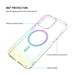FIXED kryt MagRainbow s podporou Magsafe pro Apple iPhone 16, duhový FIXRBM-1400-RA