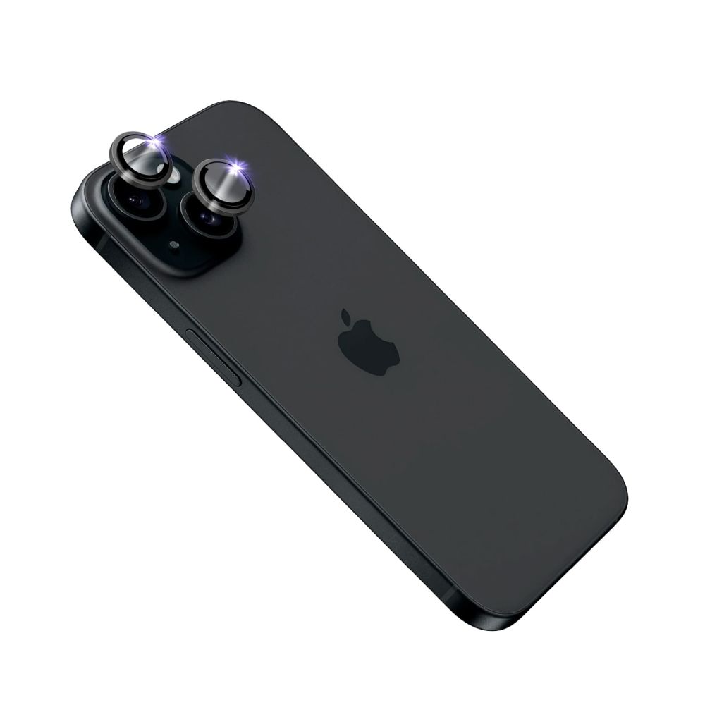 FIXED Sapphire Camera Glass iPhone 15/15+, černá FIXGCS-1200-BK