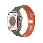FIXED Silicone Magnetic Strap pre Apple Watch 42/44/45/49mm, svetlo šedý FIXMST2-434-LGGR