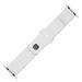 FIXED Silicone Sporty Strap pro Apple Watch 41/40/38 mm, biely FIXSST2-436-WH