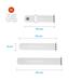 FIXED Silicone Sporty Strap pro Apple Watch 41/40/38 mm, biely FIXSST2-436-WH
