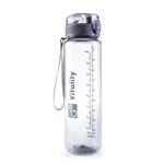 Fľaška G21 na pitie, 1000 ml, sivá KXN1184S