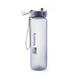 Fľaška G21 na pitie, 1000 ml, sivá-zmrznutá MX5041SZ