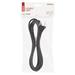 Flexošnúra guma/neoprén 2 × 1 mm2, 3 m, čierna 8592920130926