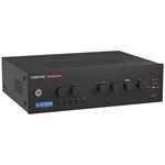 Fonestar 2-zónová 100V ústředna 60 W, BT/USB/FM, 2× Mic/Line + Phantom, nouz 100V vstup, pasivní chlazení PROX-60Z