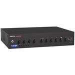 Fonestar 4-zónová 100V ústředna 240 W, BT/USB/FM, 1× Mic, 1× Aux, nouz 100V vstup, pasivní chlazení PROX-240Z