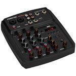 Fonestar 4kanálový mixpult USB, 2× Mic/Line, stereo vstup, BT/USB, 16 DSP efektů, smartphone TRRS, 48V Phantom MIX-4LIVE