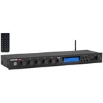 Fonestar Multi-přehrávač s rekordérem, FM/USB/MP3/BT, Mic priorita, opt/koax, 3 výstupy, XLR, rack 1U MIXPLAY-1
