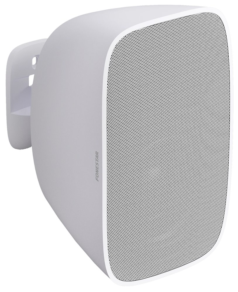 Fonestar Nástěnný reproduktor 40 W/8ohm , 2pásmový, 5,25" PP woofer + 1" výška, IP66, solná mlha, držák, bílý SONORA-5B