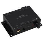 Fonestar Nástěnný stereo zesilovač Class D 2×15 W/4ohm, Mic + AUX, ocelové pouzdro, 12 V DC adaptér WA-2150