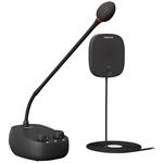 Fonestar Obousměrný intercom s anti-feedback, automatickým řízením, prioritou interní komunikace, sluchátka, INTERFON-W
