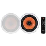 Fonestar Stropní BT stereo set 2×20 W, Class D v repro, 6" koax, dálkové ovládání, 12 V DC, otvor 170 mm, bílý KS-12B