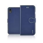 Fonex - Puzdro Book Identity pre iPhone XR, modrá BOOKID1344BL