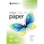 Fotopapier PrintPro glossy 230g/m2, A4, 50pc. (PGE230050A4)