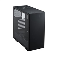 FSP/Fortron ATX Midi Tower CMT510 black, průhledná bočnice, 4 x RGB LED 120 mm ventilátor POC0000026