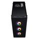FSP/Fortron ATX Midi Tower CMT512 Black, průhledná bočnice, 4 x A.RGB LED 120 mm ventilátor POC0000107