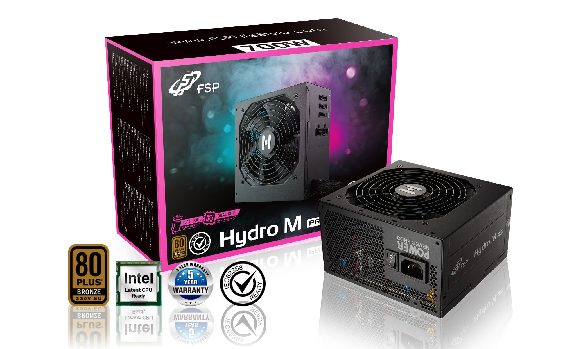 FSP Hyper K Pro 700W - Alimentation PC - | Muséericorde