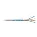 FTP kabel LYNX, Cat5E, drát, PVC, 305m box LX-SLD-FTP5E-GR