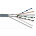 FTP kabel PlanetElite, Cat5E, drát, dvojitý venkovní PE+PVC, Dca, černý, 305m, cívka KAB-SLD-FTP5E-OUT-2J-BK
