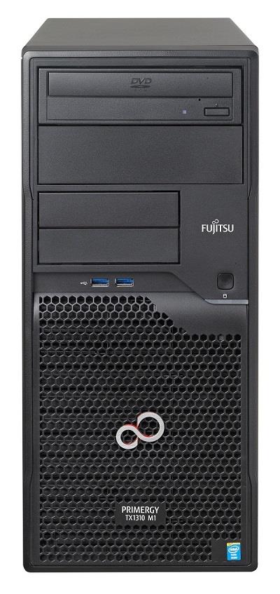 FUJITSU SRV Primergy TX1310M1 - EE - G1820@2.7GHz, 4GB, 1TB, 4xBAY3.5 SS, 2xETH 250W TOWER VFY:T1311SC140IN