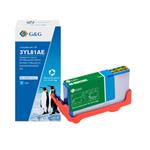 G&G kompatibil. ink s 3YL81AE, cyan, 825str., NH-R00912XLC, pre HP Officejet 8012, 8013, 8014, 8015