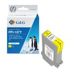 G&G kompatibil. ink s PFI107Y, yellow, 130ml, NC-00107Y, 6708B001, pre Canon iPF-680, 685, 780, 785
