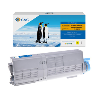 G&G kompatibil. toner s 46490605, yellow, 6000str., NT-COC532XXY, pre OKI C532DN, C542DN, MC563DN,