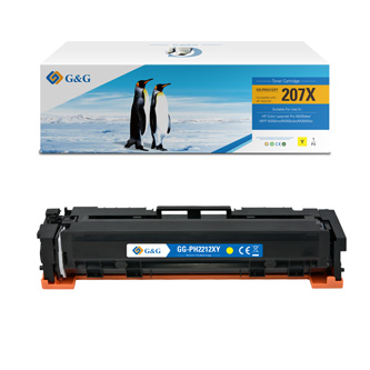 G&G kompatibil. toner s W2212X, yellow, 2450str., NT-PH2212XY, HP 207X, pre HP Color LaserJet Pro M