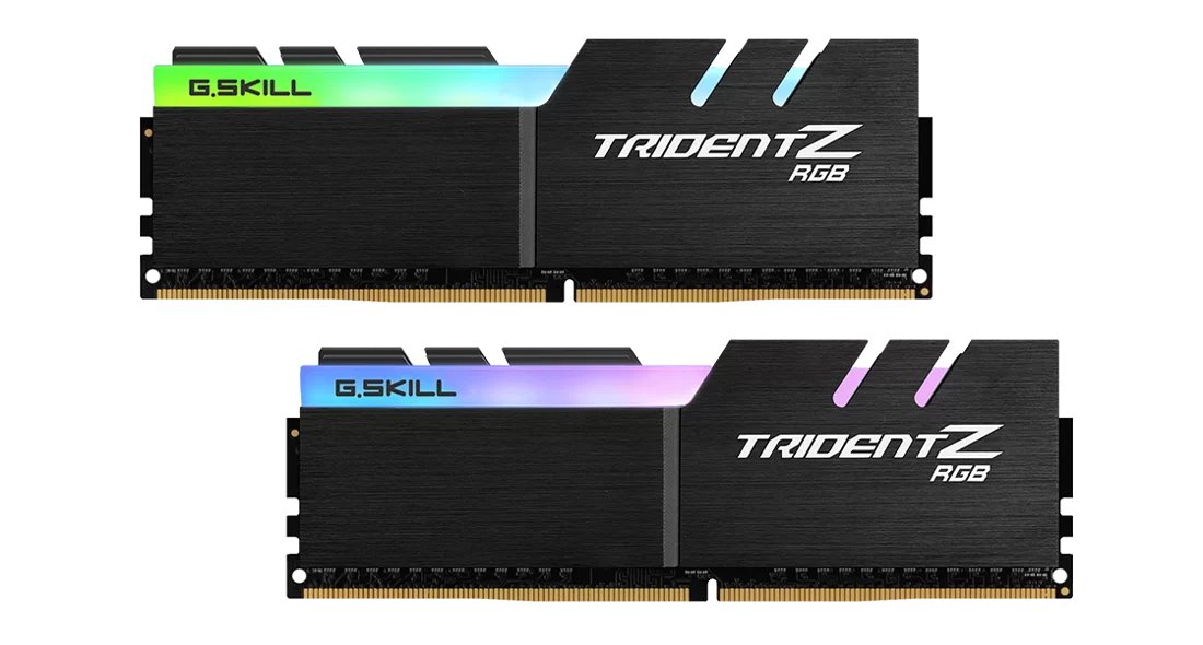 G.SKILL 16GB kit DDR4 3200 CL16 Trident Z RGB black F4-3200C16D-16GTZR