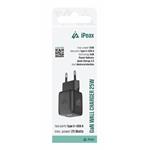 GaN SÍŤOVÁ NABÍJEČKA 25W (USB-C + USB-A) ČERNÁ 90010126