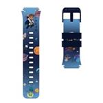 Garett Kids řemínek pro Garett ESSA 2 AI, modrý s potiskem PAS_ESSA_2_18MM_PR_BLU