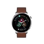 Garett Smartwatch Men Elegance RT světle hnědá kůže MEN_ELEG_RT_LIGHT_BROWN