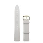 Garett univerzální řemínek 20 mm, bílý, eko kůže STRAP_WHT_LTH_20MM