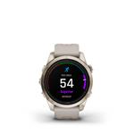 Garmin epix Pro (g2) Sapphire, 42mm, Soft Gold, Light Sand band 010-02802-11