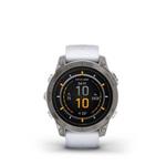 Garmin epix Pro (g2) Sapphire, 47mm, Titanium, Whitestone band 010-02803-21