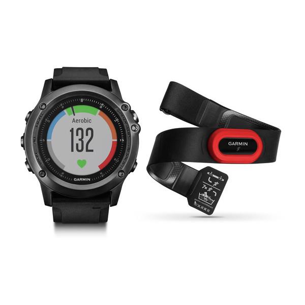 Garmin Fénix 3 Sapphire HR Gray, Performer Bundle 010-01338-74