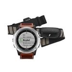 Garmin fénix® 3 Sapphire, Silver Leather, Performer Bundle 010-01338-61