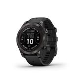 Garmin fenix 7 Pro Sapphire Solar, Carbon Gray DLC Titanium, Black Band 010-02777-11