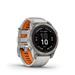 Garmin fenix 7 Pro Sapphire Solar, Titanium, Fog Gray/Ember Orange Band 010-02777-21