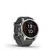 Garmin fenix 7S Pro Solar, Silver Stainless Steel, Graphite Band 010-02776-01