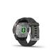 Garmin fenix 7S Pro Solar, Silver Stainless Steel, Graphite Band 010-02776-01