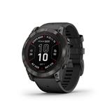 Garmin fenix 7X Pro Sapphire Solar, Carbon Gray DLC Titanium, Black Band 010-02778-11