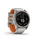 Garmin fenix 7X Pro Sapphire Solar, Titanium, Fog Gray/Ember Orange Band 010-02778-15