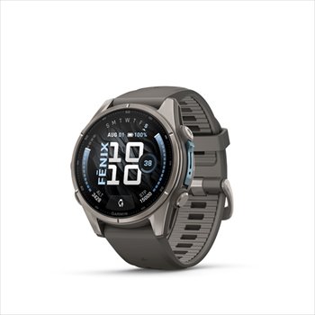 Garmin fenix 9 - 43mm, AMOLED, Sapphire, Titanium, Pebble Gray band 010-04761-11