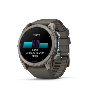 Garmin fenix 9 - 51mm, AMOLED, Sapphire, Titanium, Pebble Gray band 010-04763-01