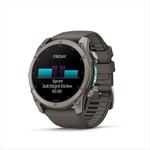 Garmin fenix 9 - 51mm, AMOLED, Sapphire, Titanium, Pebble Gray band 010-04763-01