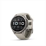 Garmin fenix 9 Pro - 43mm, AMOLED, Sapphire, Titanium, Fog Gray/Dark Sandstone band 010-04335-86
