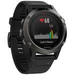 Garmin fenix5 Sapphire Black Optic, Black band 010-01688-32